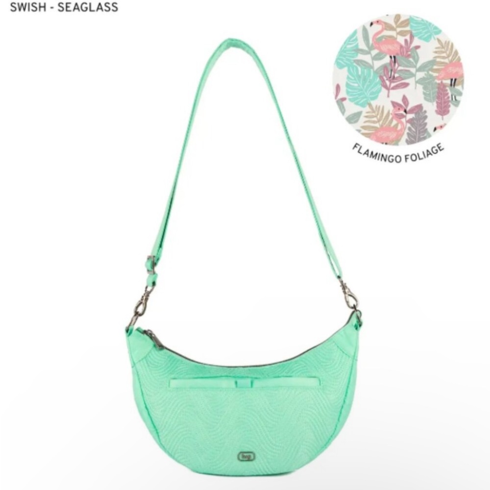 Lug Mint Green Crossbody Bag